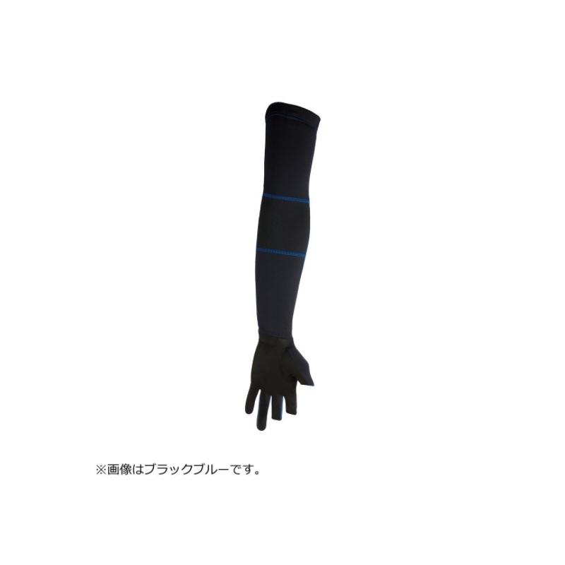 ダイワ DG-7821 UVカットロンググローブ 3本カット グレーピンク