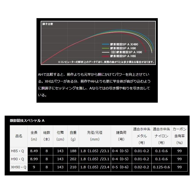 ダイワ　銀影競技スペシャルA H90・Q ダイワ 銀影競技スペシャル A H90・Q (ロッド・釣竿) 価格比較 - 価格.com