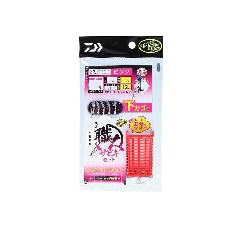 ダイワ 快適職人サビキセット ソフトアミエビ5本 下カゴ式 1 0 8 ピンク 釣具のfto ヤフー店 通販 Yahoo ショッピング