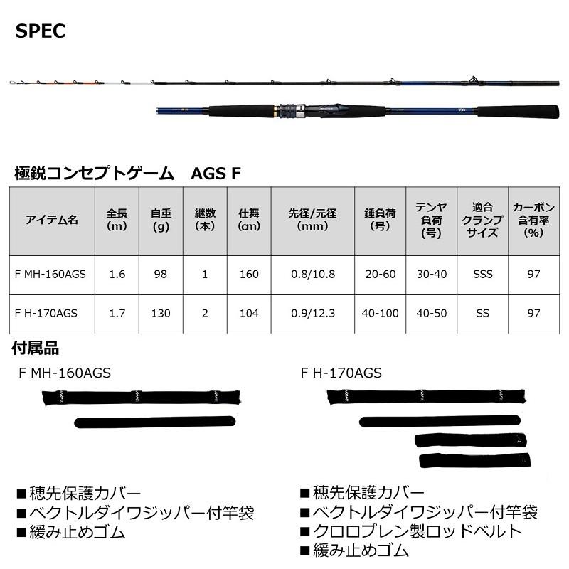 DAIWA（ダイワ） 極鋭コンセプトゲーム F H-170AGS【在庫限り特価