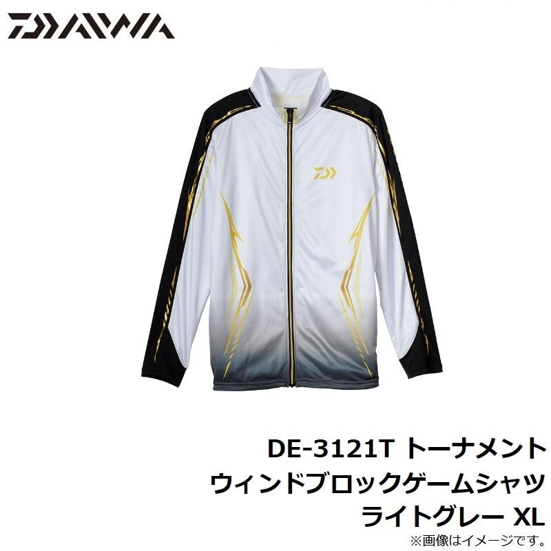 ダイワ　DE-3121T トーナメント ウィンドブロックゲームシャツ ライトグレー XL｜yfto2｜08