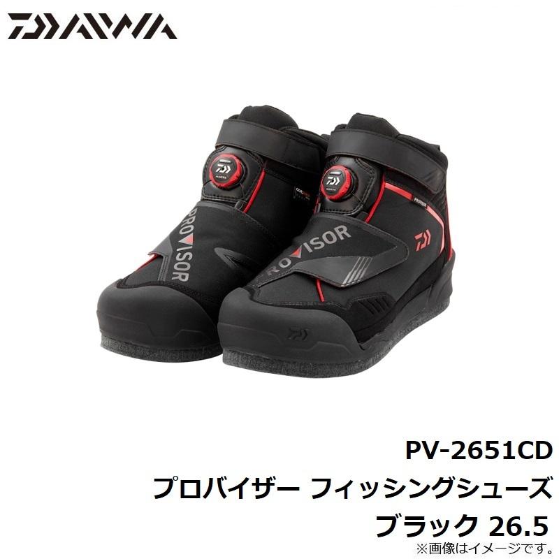 ダイワ PV-2651CD プロバイザー フィッシングシューズ ブラック ダイワ PV-2651CD プロバイザー フィッシングシューズ ブラック
