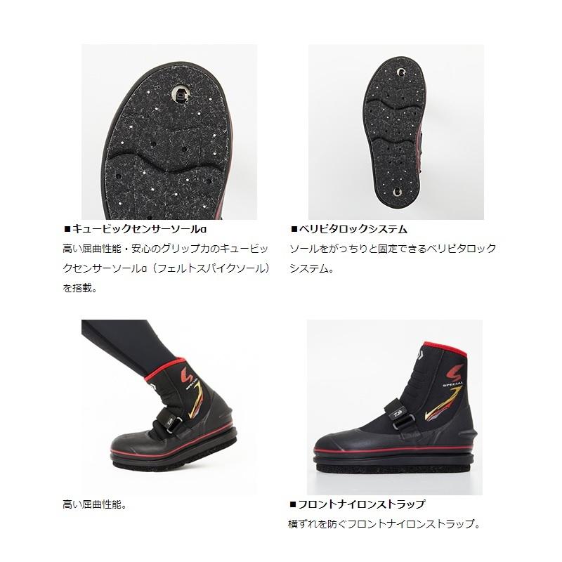 ダイワ SP-2503R-BL スペシャルジョグ(先丸) ブラック 3L : 釣具 ダイワ SP-2503R-BL スペシャルジョグ(先丸) ブラック 3L : 釣具