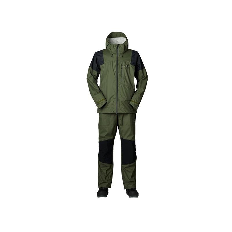 DR-3422 DR-3422 レインマックス EGレインスーツ カーキ XL【在庫限り  