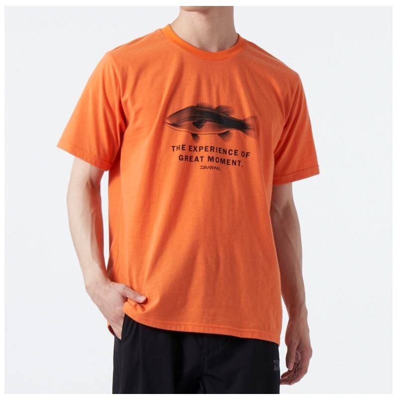 だみ ダイワ DE-6622 グラフィックTシャツ BASS オレンジ 120【夏物