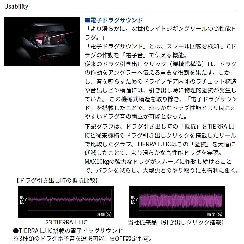 DAIWA（ダイワ） ティエラLJ IC 300H / ライトジギング リール 右巻