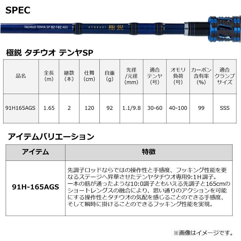 DAIWA（釣り） ダイワ 極鋭タチウオTSP 91H-165AGS : 釣具のFTO
