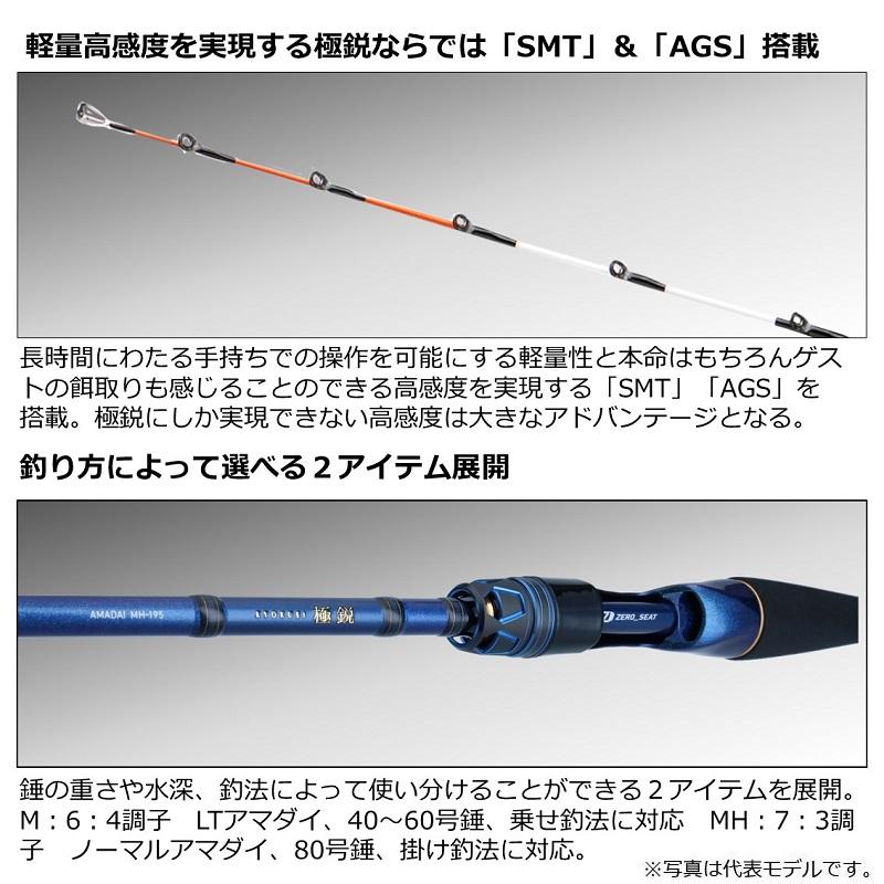 DAIWA（ダイワ） 極鋭アマダイ M-185 : 釣具のFTO ヤフー店 - 通販