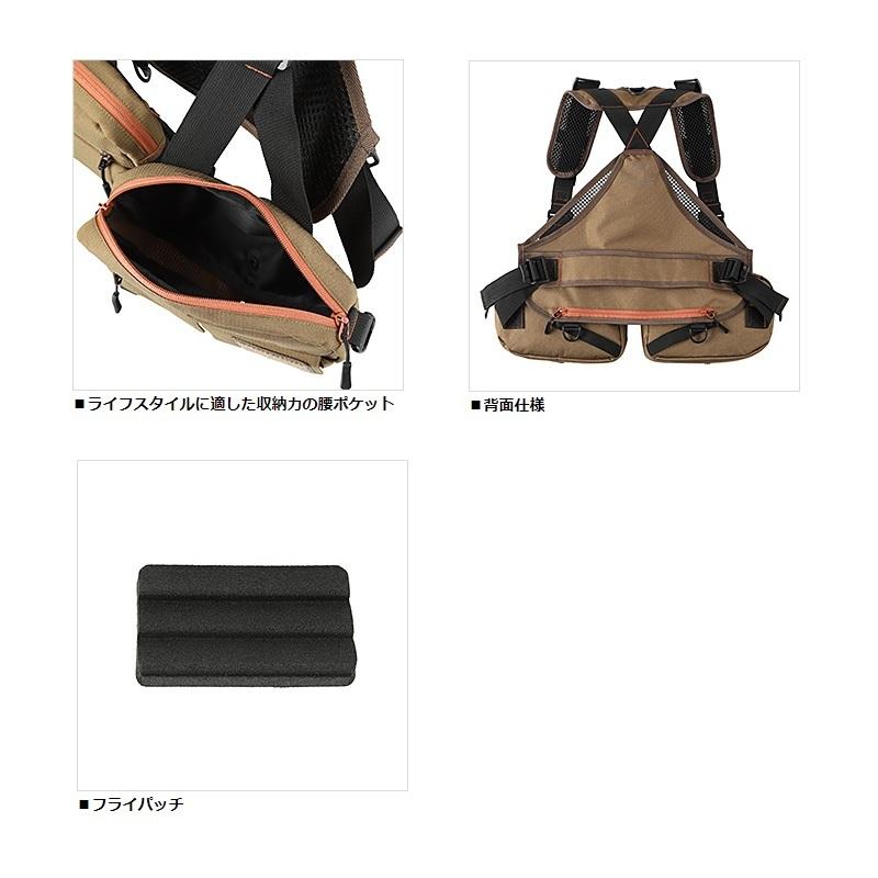 ダイワ DV-3522 ライトフィッシングベスト ミラージュグレー F : 釣具