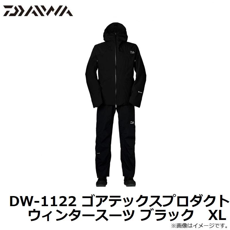 未使用　ダイワ　DW-1122 ゴアテックスプロダクト ウィンタースーツ L ダイワ DW-1122 ゴアテックスプロダクト ウィンタースーツ ブラック XL
