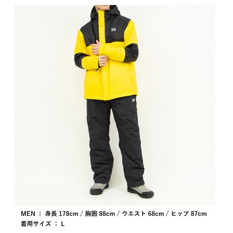 ダイワ DW-3522 レインマックスRウィンタースーツ ブラック M : 釣具の