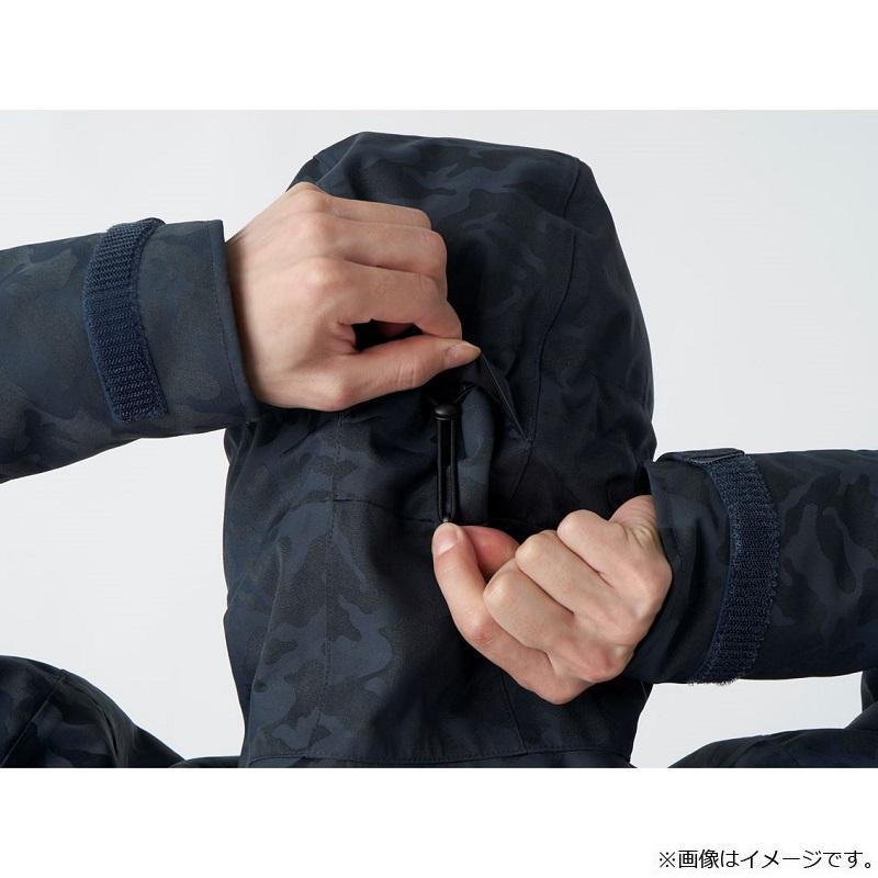 ダイワ DW-3222 レインマックスR HDウィンタースーツ ブラックカモ 2XL