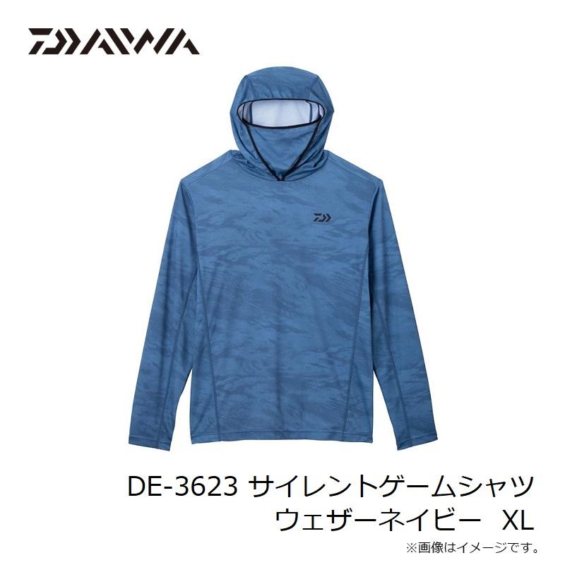 ダイワ DE-3623 サイレントゲームシャツ ウェザーネイビー XL