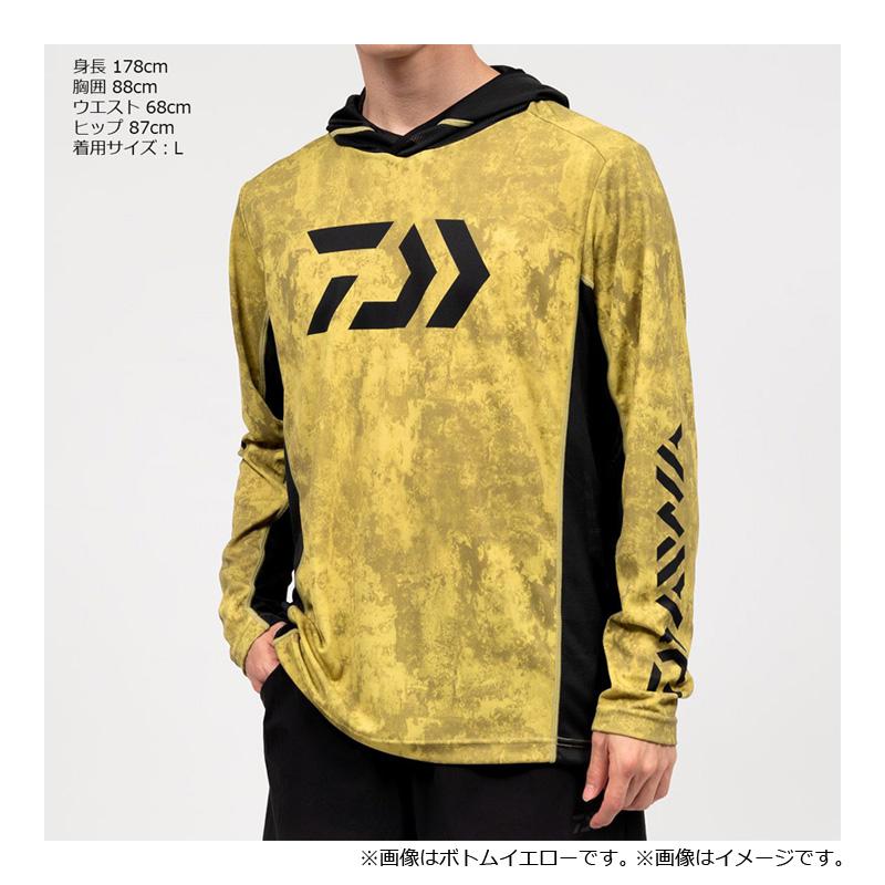ダイワ ウェア DE-3723 フーディーゲームシャツ ボトムオーシャン M DAIWA（釣り） ダイワ ウェア DE-3725 フーディーゲームシャツ L