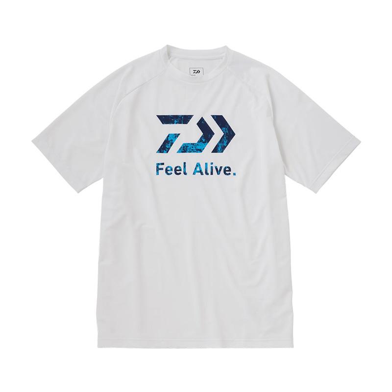ダイワ DE-3923 FeelAlive.ドライシャツ ホワイト M : 釣具のFTO