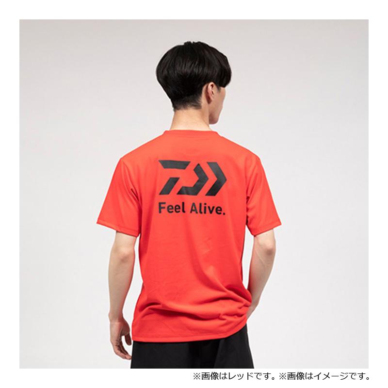 ダイワ DE-8323 クリーンオーシャンFeelAlive.Tシャツ ネイビーカモ M