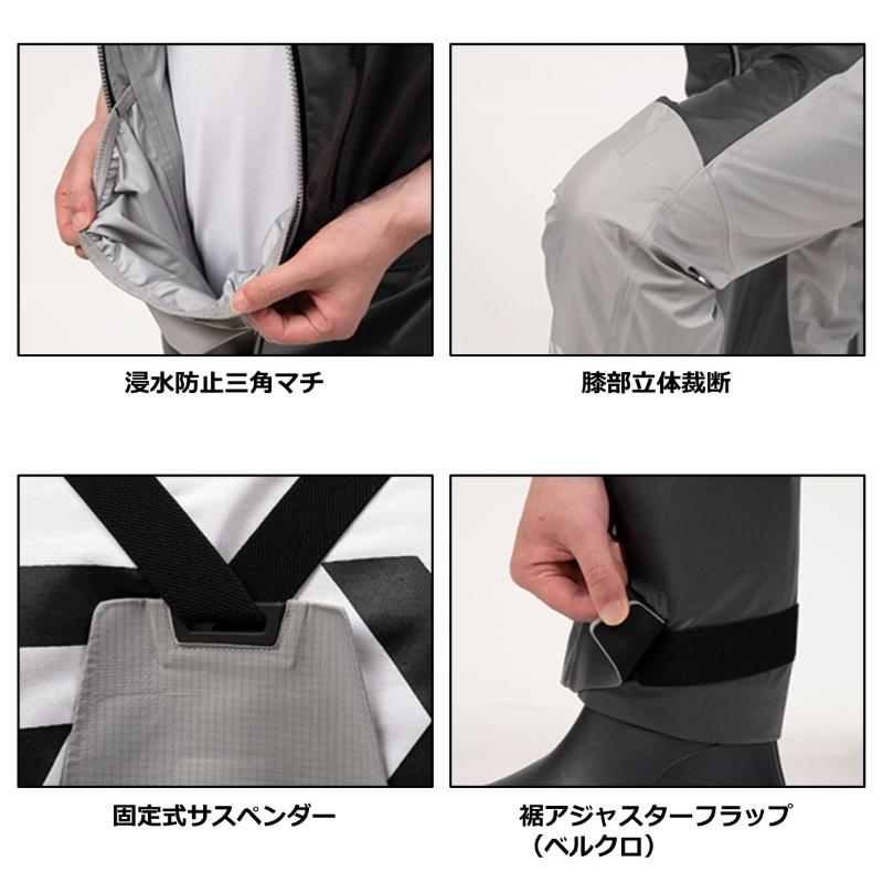 DAIWA（ダイワ） DR-2623P ストラムビブパンツ インブラック 2XL