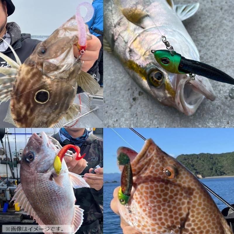 リッキー商品 DAIWA（釣り） ダイワ リッキーシャッド 3.5インチ クリアレモン