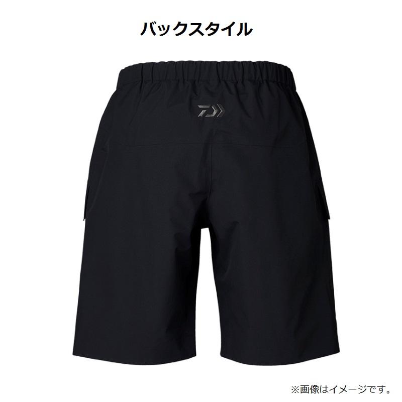 新品　Daiwa ＤＲ−５１２３Ｐ　レインマックスショートレインパンツ　ブラック ダイワ DR-5123P レインマックスショートレインパンツ ブラック