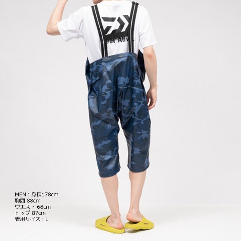 DAIWA（ダイワ） DR-6323P PUオーシャンハーフサロペット ブラック L