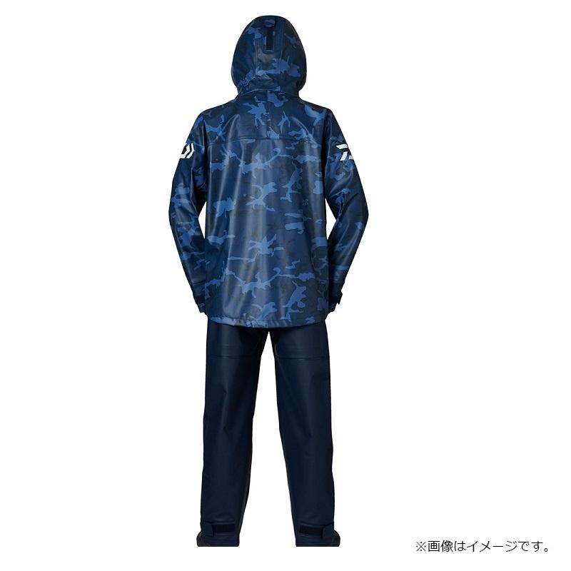 ダイワ DR-6023 PUオーシャンライトレインスーツ ネイビーカモ L