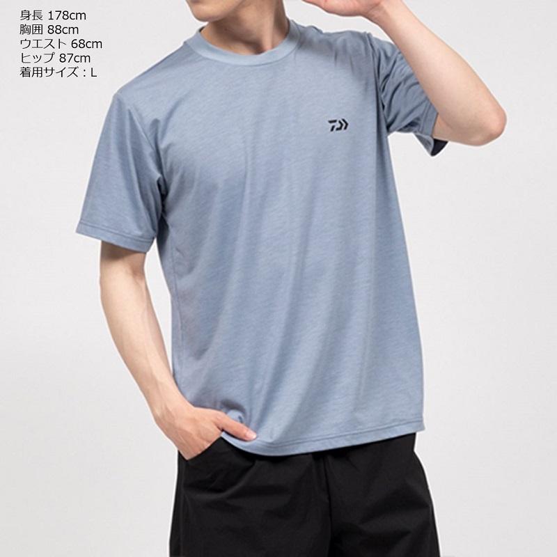 ダイワ DE-6423 グラフィックTシャツ カモメ ダルサックス 2XL