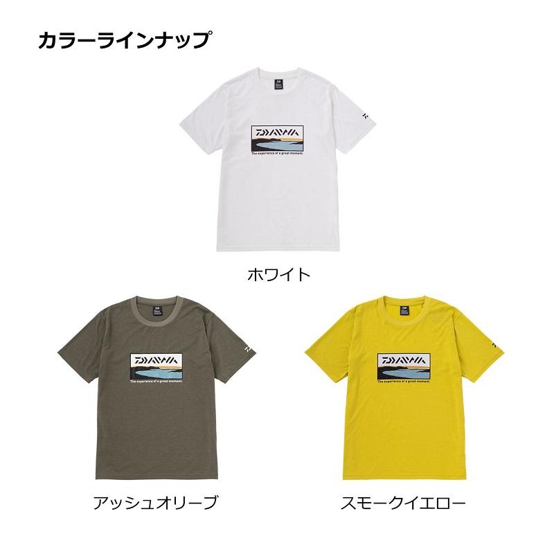 ダイワ DE-6523 グラフィックTシャツ サーフ スモークイエロー M【夏物
