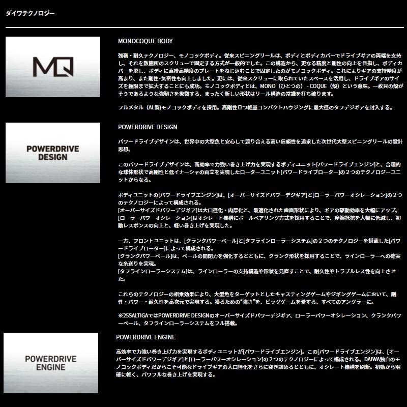 DAIWA（ダイワ） 25ソルティガ 25000-P / ジギング スピニング リール