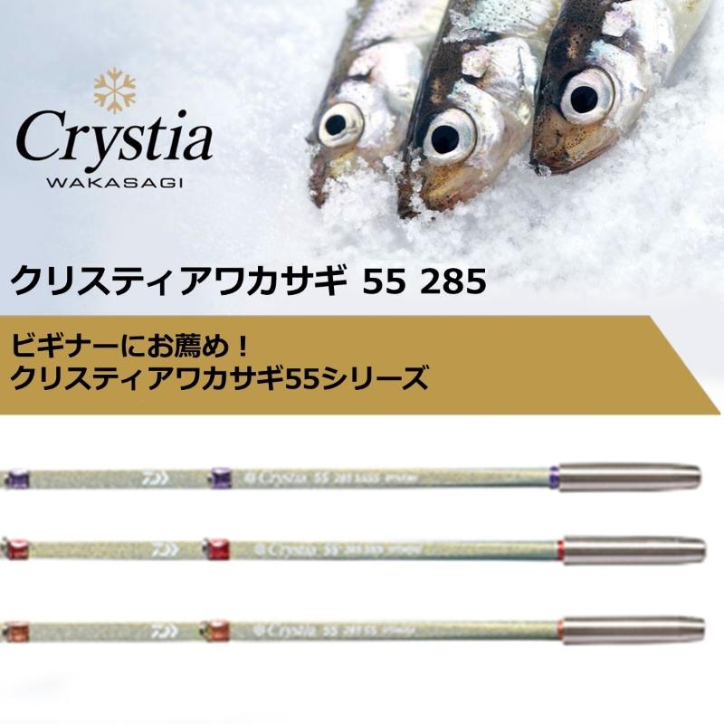 【美品】 クリスティア 55 285 SSS （2個セット） DAIWA（ダイワ） クリスティア ワカサギ 55 285 SSS : 釣具のFTO
