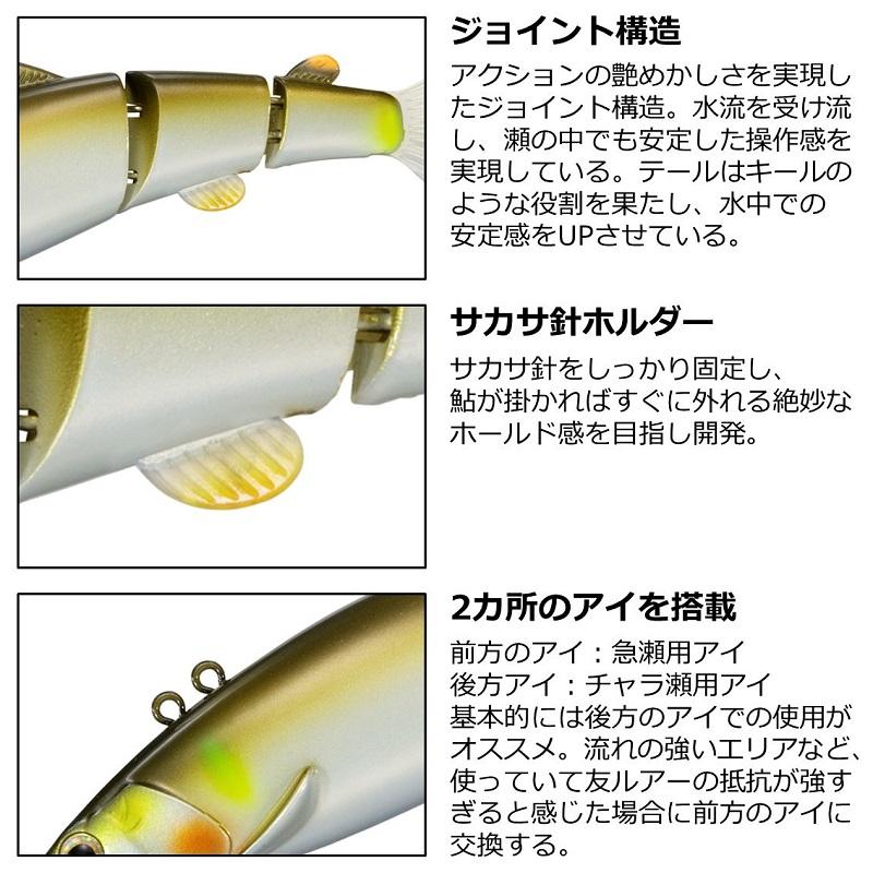 DAIWA（ダイワ） 友ルアージョイント 瀬鮎 : 釣具のFTO ヤフー店