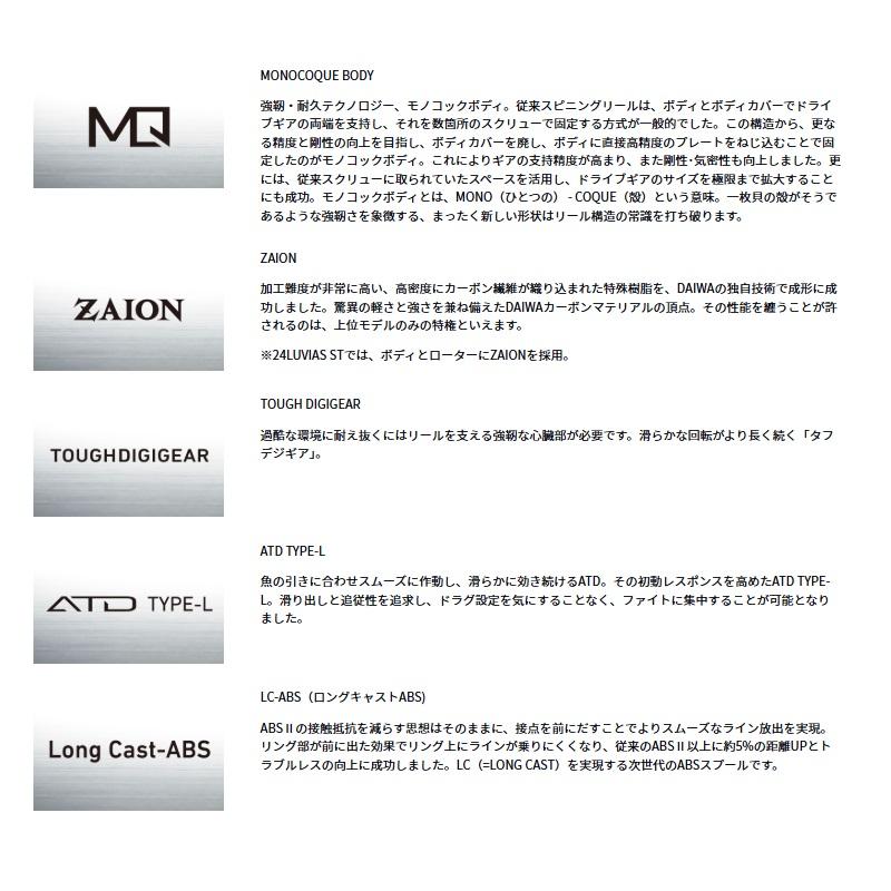 リール 24LUVIAS ST SF1000S-P ダイワ 24 ルビアス ST SF1000S-P (2025年追加モデル) スピニング