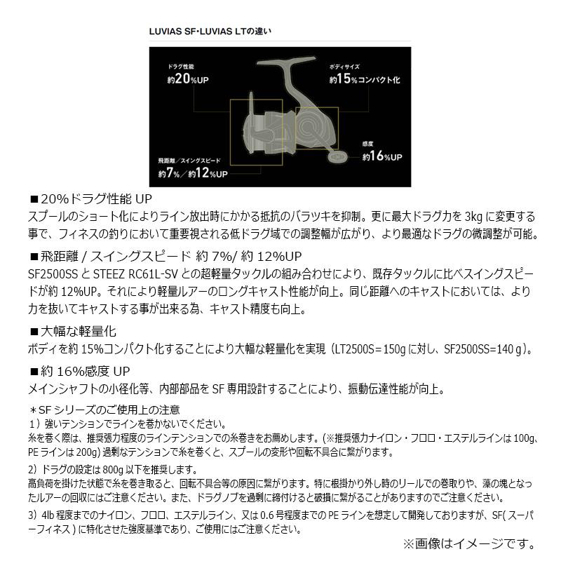 DAIWA（釣り） ダイワ 24ルビアス SF2500SS / スピニング リール