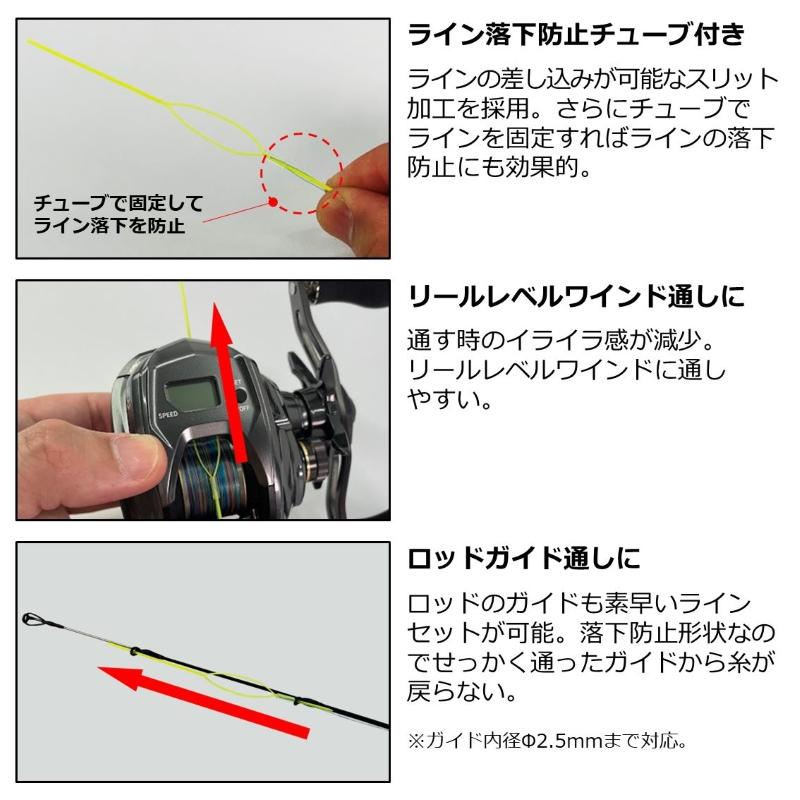 DAIWA（ダイワ） ラインスレッダー イエロー : 釣具のFTO ヤフー店