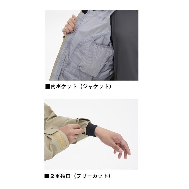 ダイワ　DR-1624J ゴアテックスアクティブ ストリームレインジャケット ブラック XL_4