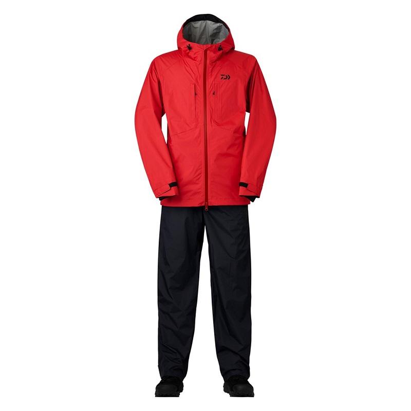 DAIWA（ダイワ） DR-3324 RAINMAXコンパクトレインスーツ レッド 2XL