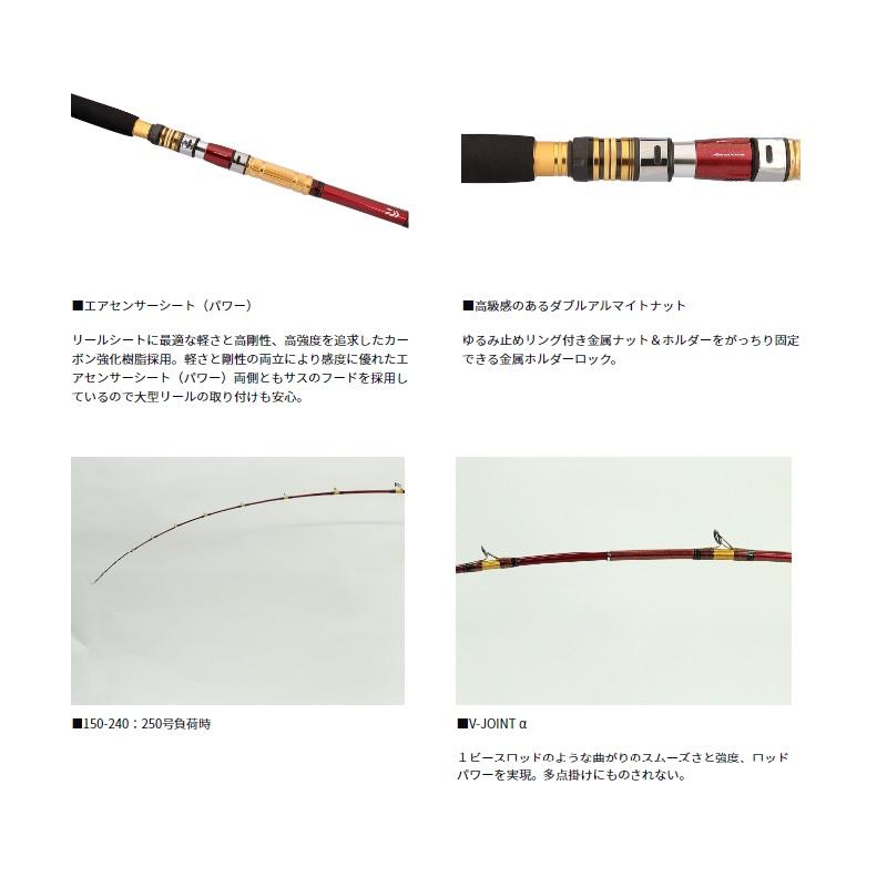 ダイワ　ジェットライン7' DAIWA（釣り） ダイワ ディープゾーン 150-240・K / 船 竿 中