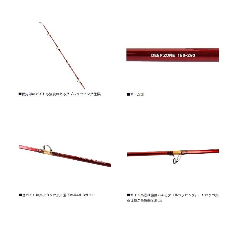 DAIWA（釣り） ダイワ ディープゾーン 150-240・K / 船 竿 中
