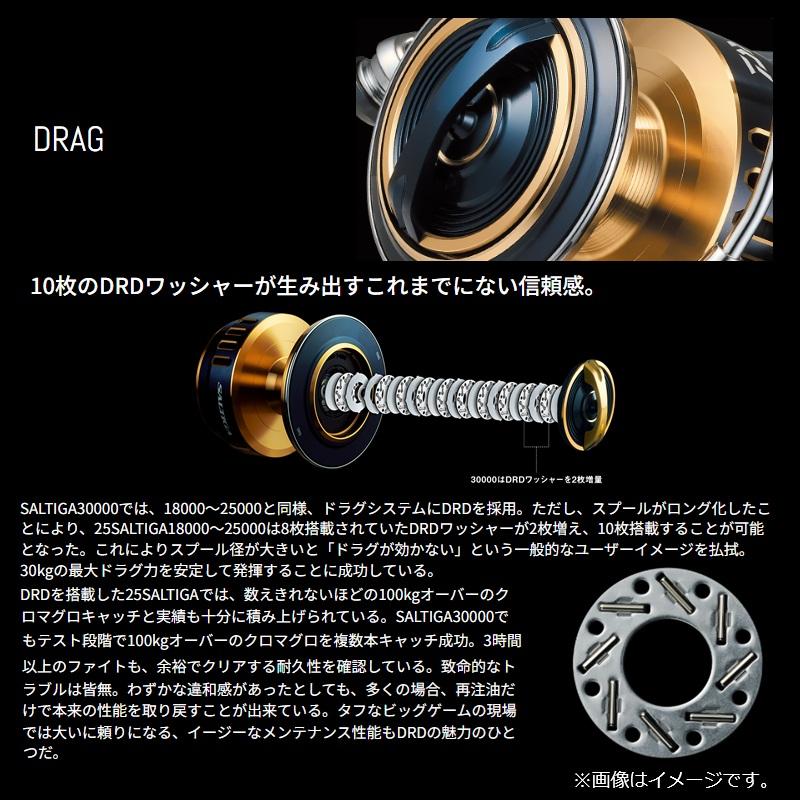 DAIWA（ダイワ） 25ソルティガ 30000-P / ジギング スピニング リール
