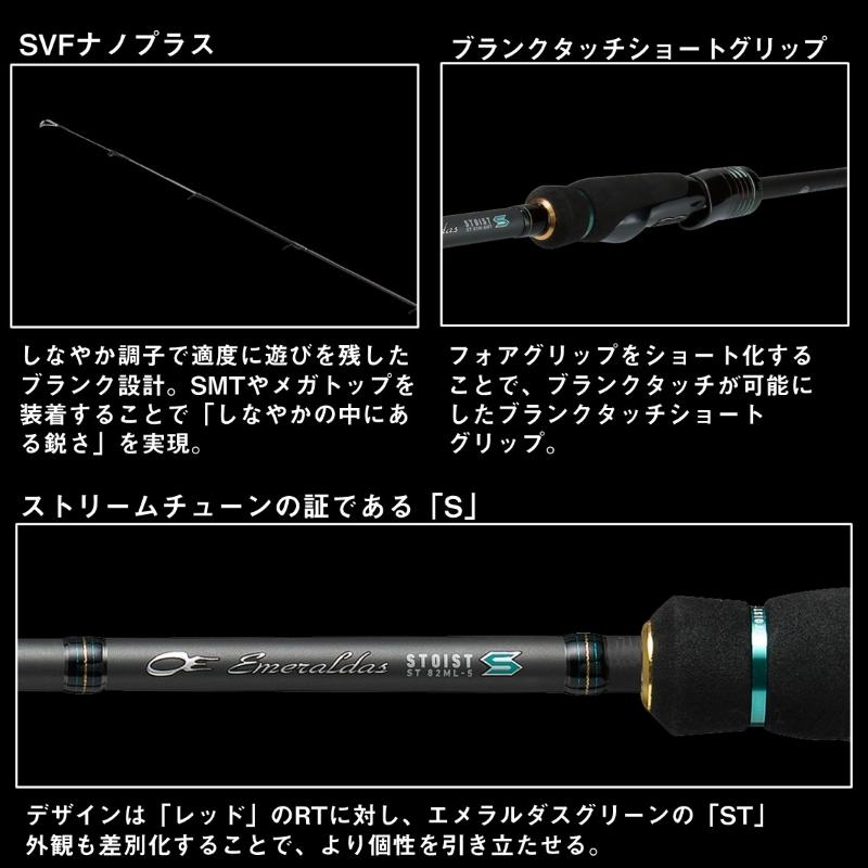 ダイワ　エメラルダスST81M-MD ダイワ エメラルダスST81M-MD ダイワ(Daiwa) エメラルダスST 81M