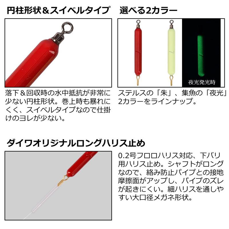 ゆきの　6/10まで DAIWA（ダイワ） クリスティアワカサギシンカーTG2 R 3g 朱 : 釣具の