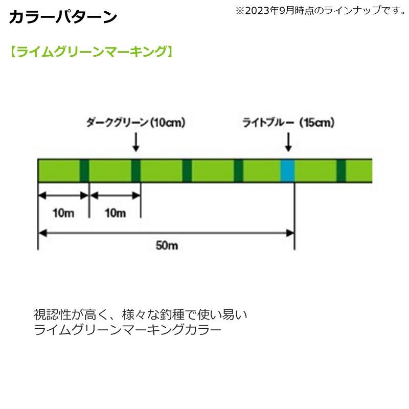 ダイワ　UVF PEデュラセンサーX8EX+Si3 ライムグリーンM 1.5号-200m｜yfto2｜03