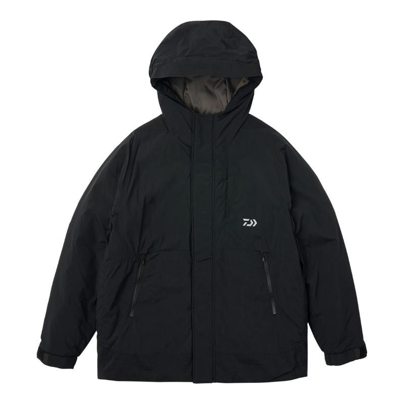 ダイワ ナイロンパーカー 黒 フリーサイズ フィッシング アウトドア 美品 ダイワ ナイロンパーカー 黒 フリーサイズ フィッシング