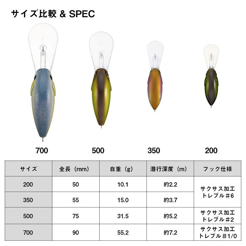 DAIWA（ダイワ） スティーズクランク 700 マットホロワカサギ : 釣具の