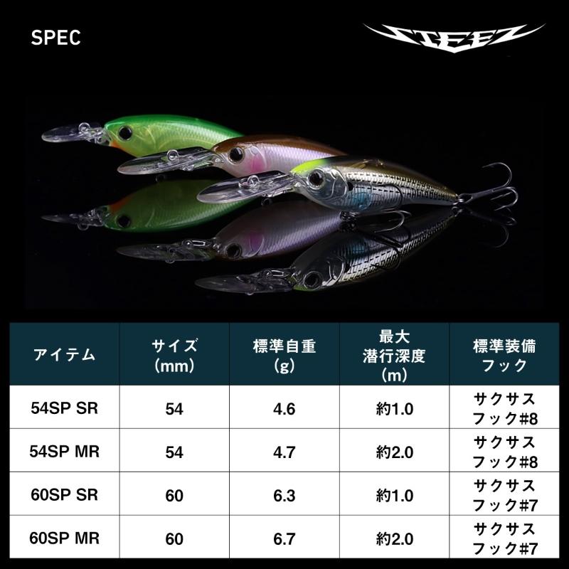 DAIWA（釣り） ダイワ スティーズサイレントシャッド 60SP MR ステルス