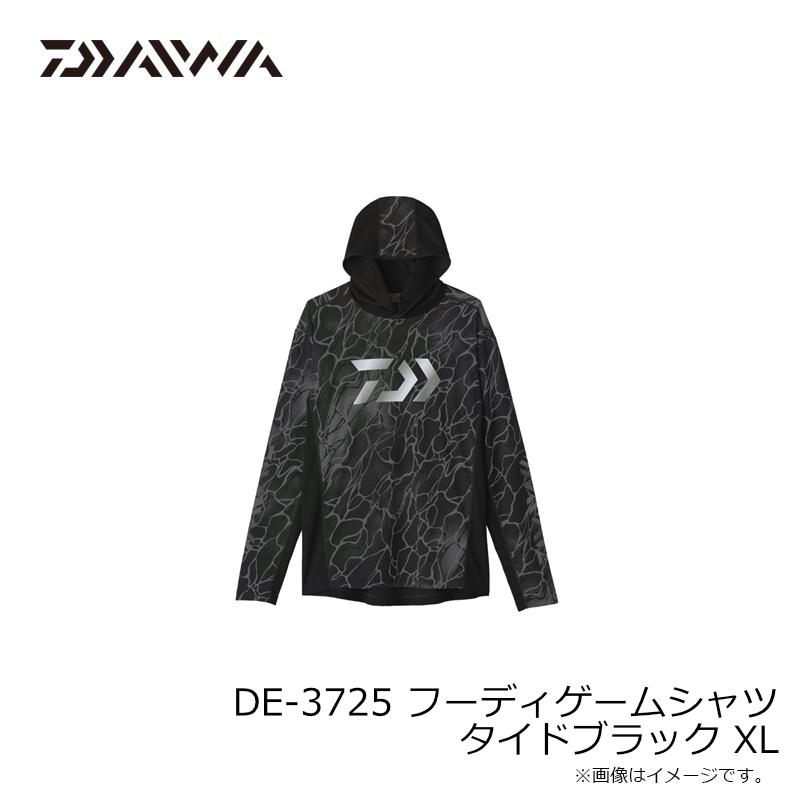 DAIWA（ダイワ） DE-3725 フーディゲームシャツ タイドブラック XL