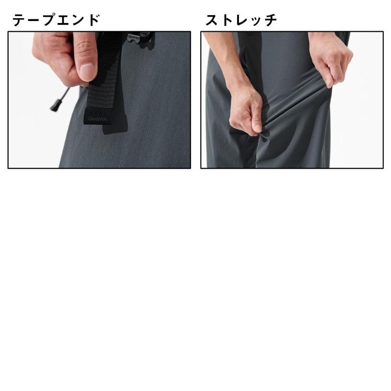 DAIWA（ダイワ） DP-8325 CORDURA ベーシックパンツ ブラック XL