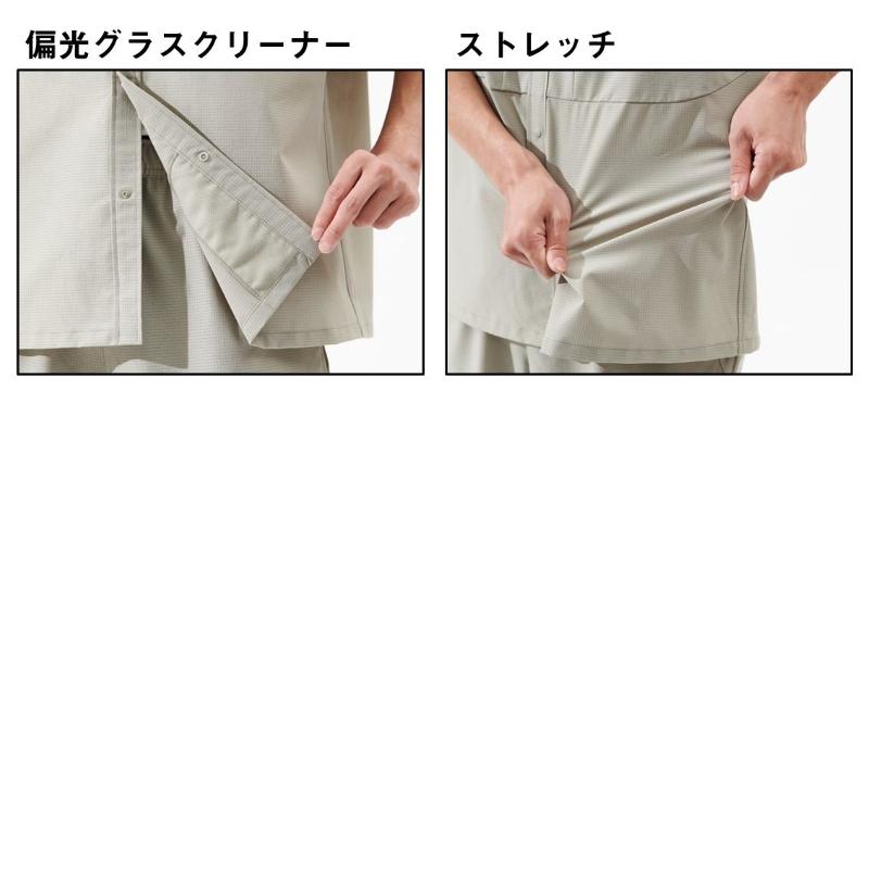 DAIWA（ダイワ） DE-5025 ストリームショートスリーブシャツ サックス
