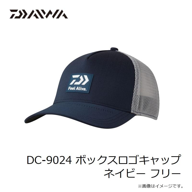 かん DAIWA（釣り） ダイワ DC-9024 ボックスロゴキャップ ネイビー