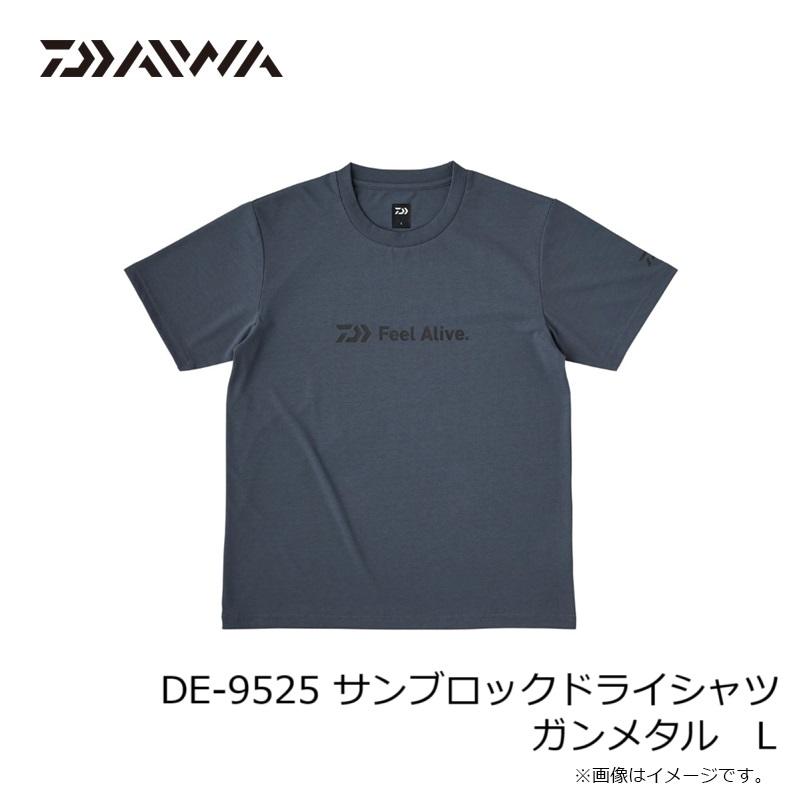 DAIWA（釣り） ダイワ DE-9525 サンブロックドライシャツ ガンメタル L