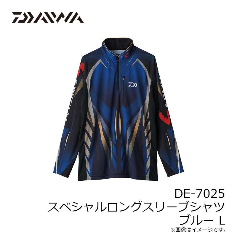 DAIWA（ダイワ） DE-7025 スペシャルロングスリーブシャツ ブルー L